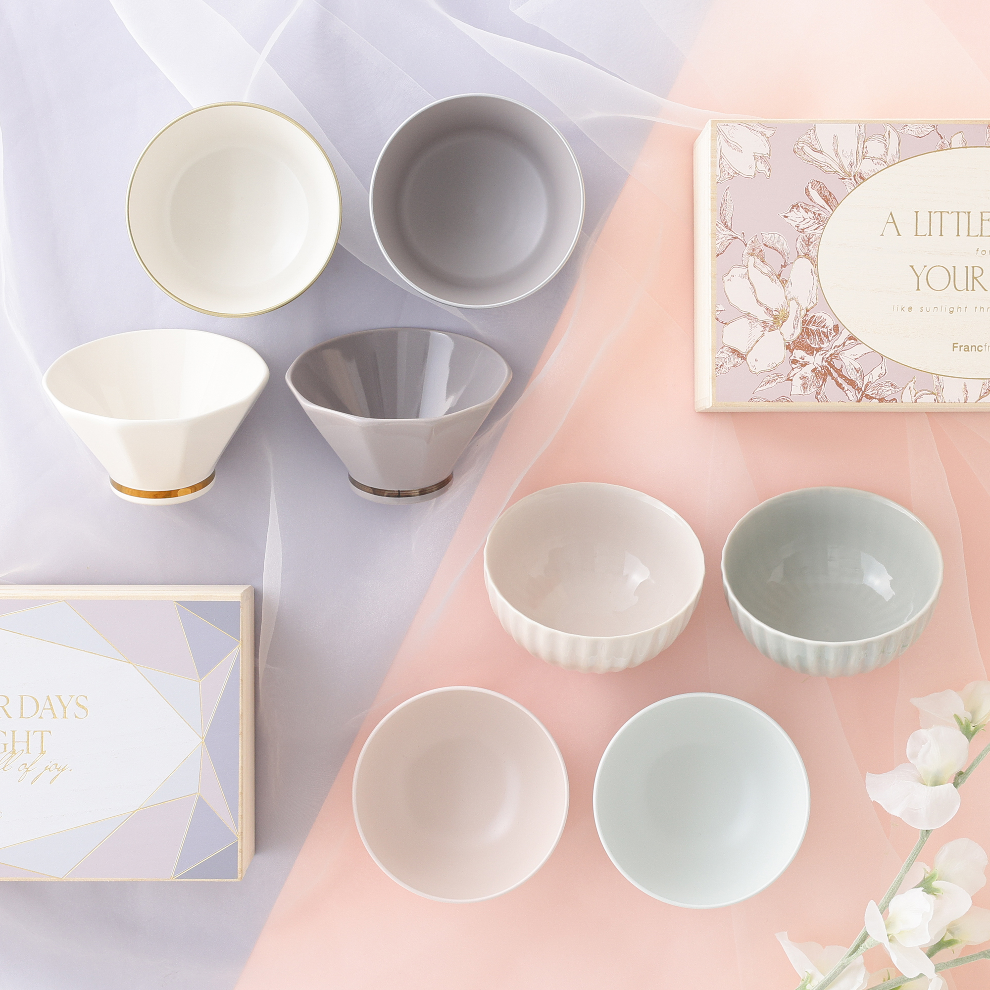 ペアギフト 茶碗＆汁椀セット