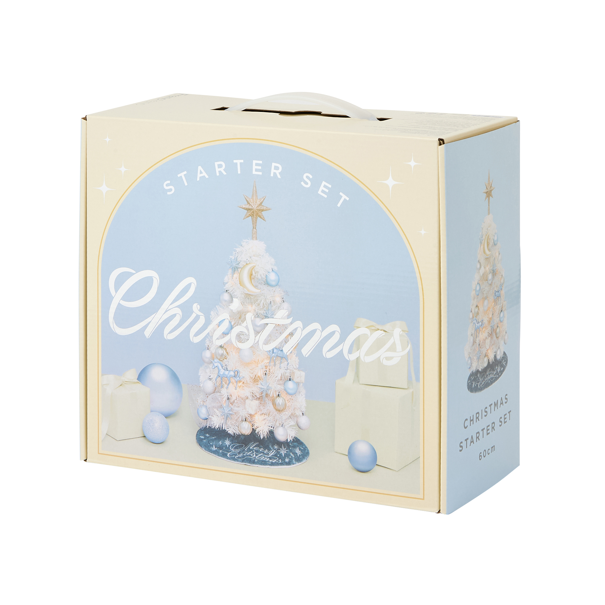 クリスマスツリー スターターセット(グリーン/ライトグリーン/ホワイト) 60㎝:各6,800円・150㎝:各13,800円