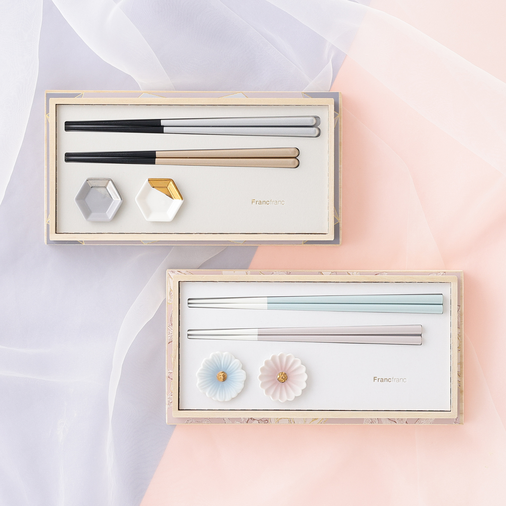 ペアギフト 箸＆箸置きセット