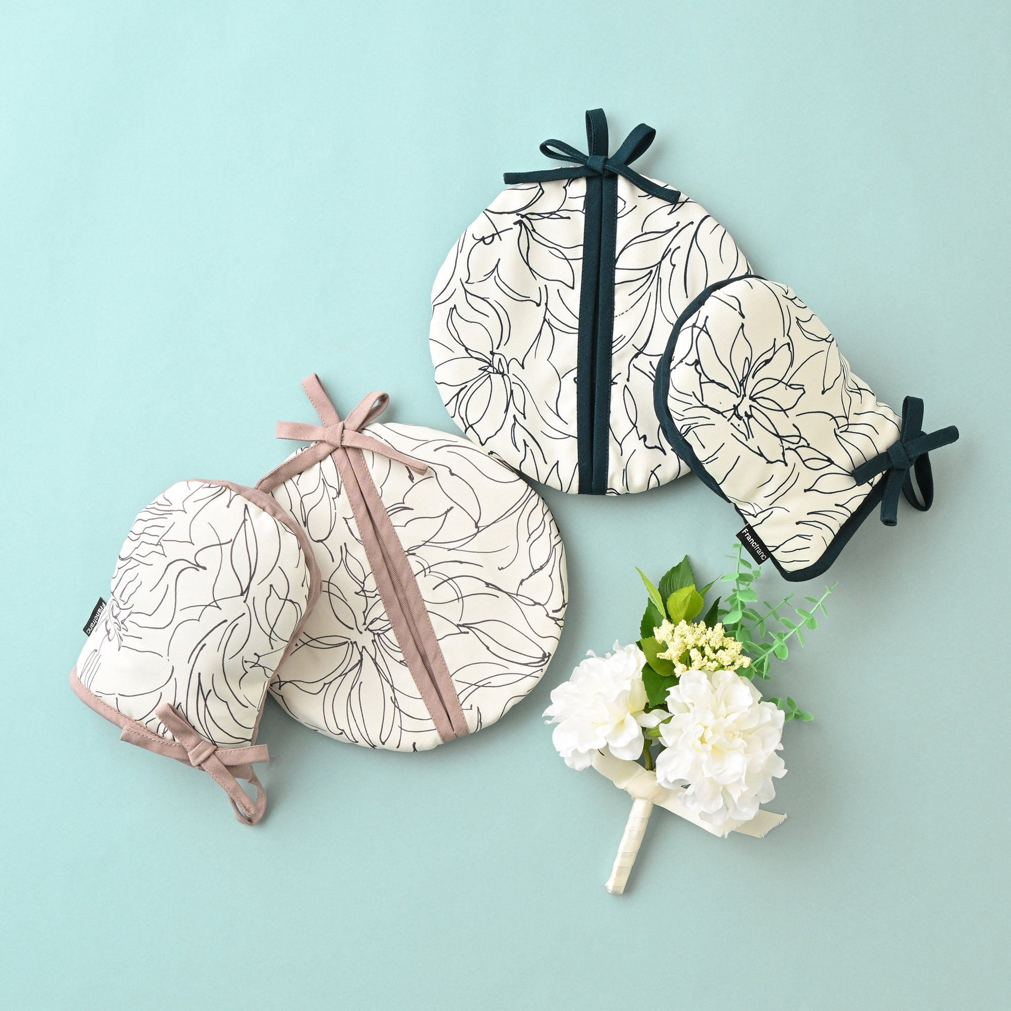 リーニュ ミトン・ポットホルダー