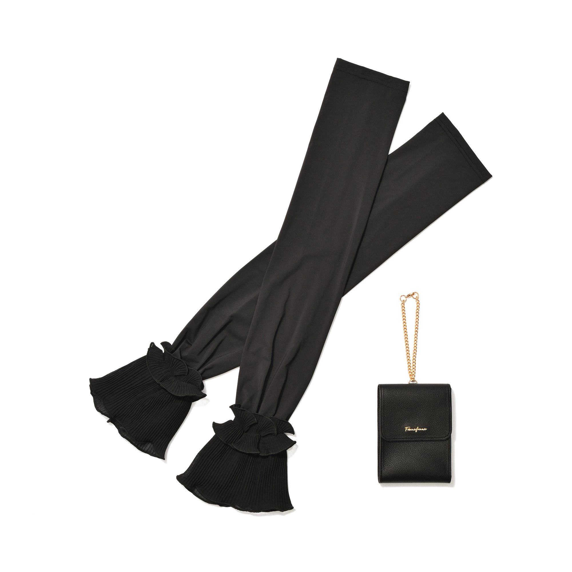 ポーチ付き プリーツカフス ＵＶアームカバー