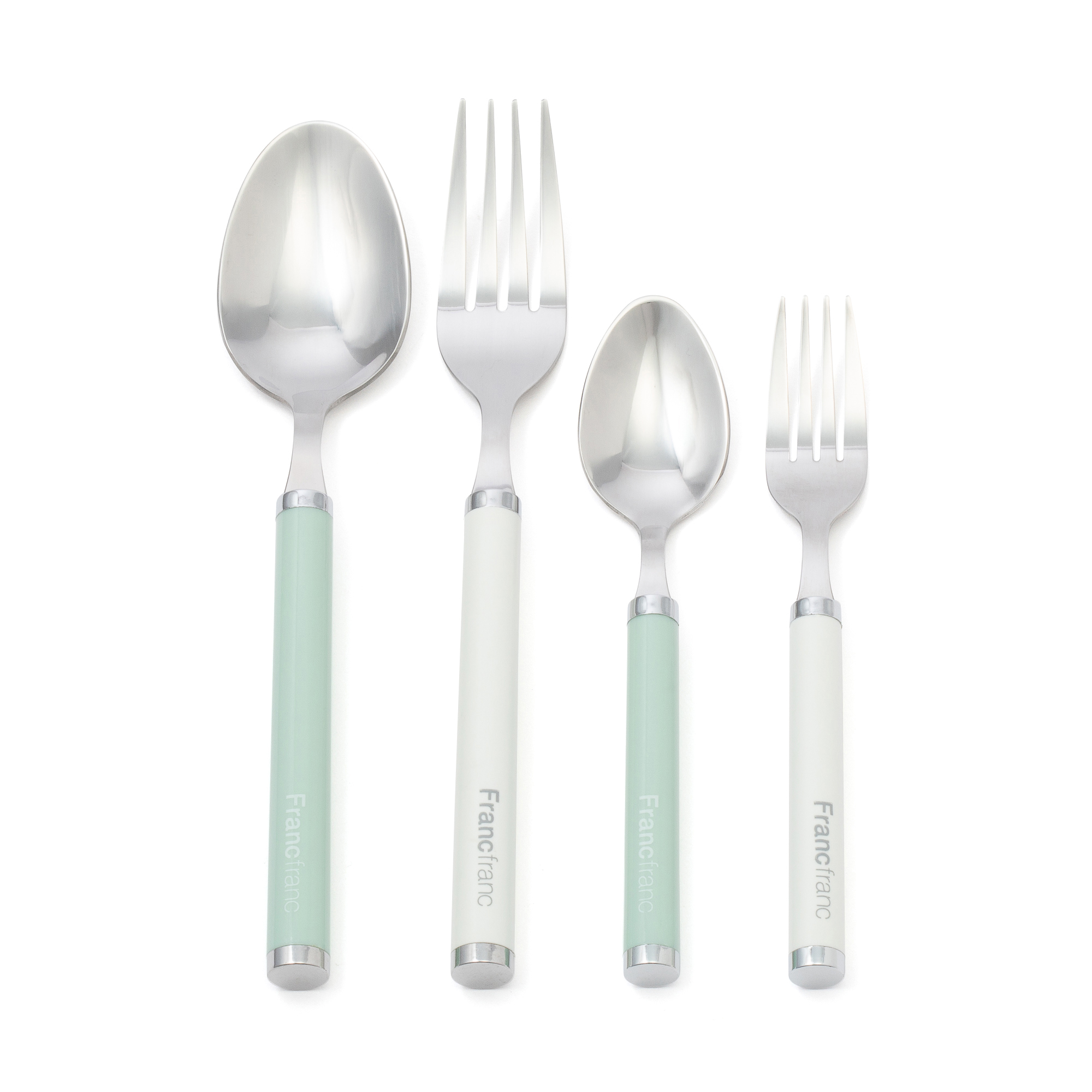 カトラリー 8PCSセット ロゴ(4色)