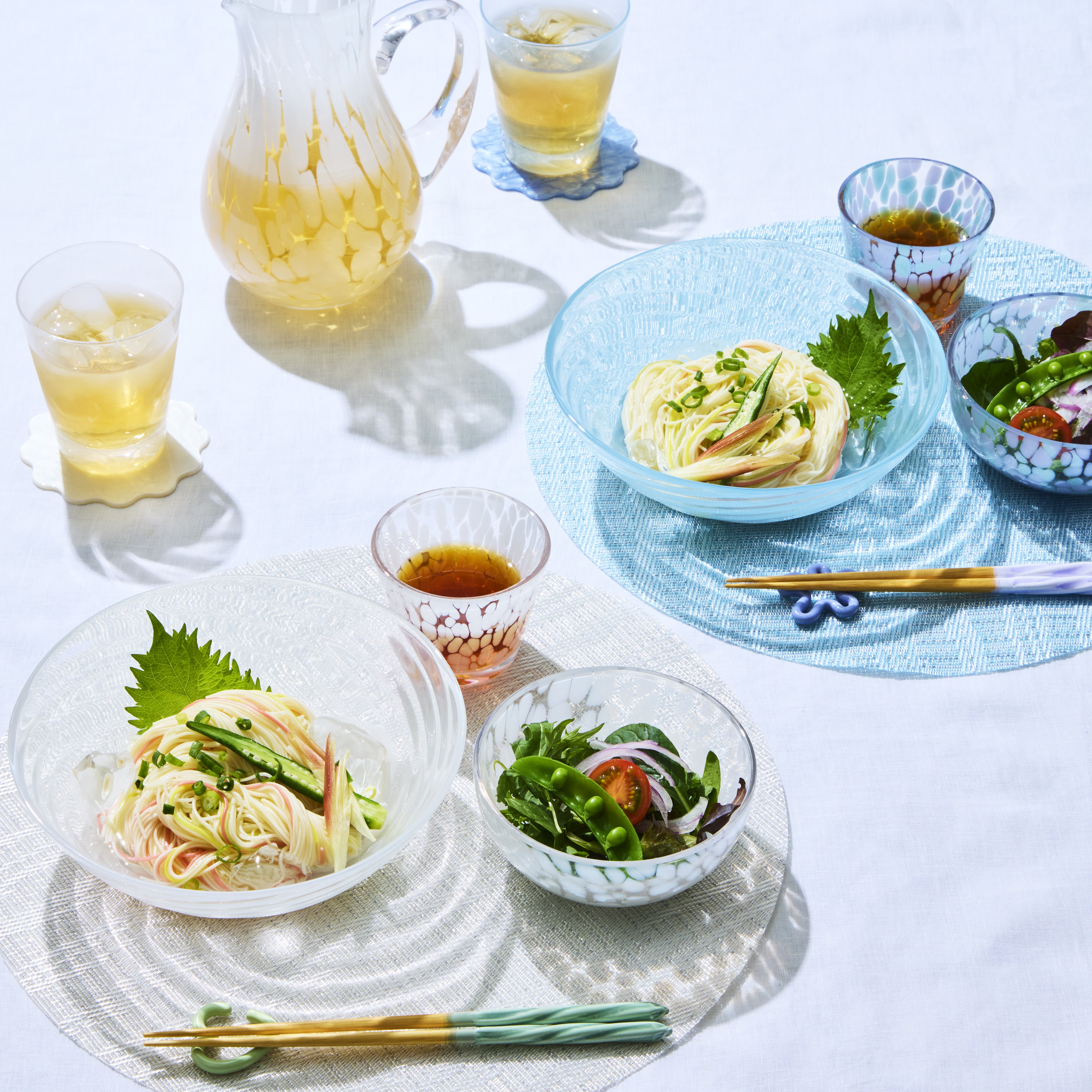 ガラス食器使用イメージ画像