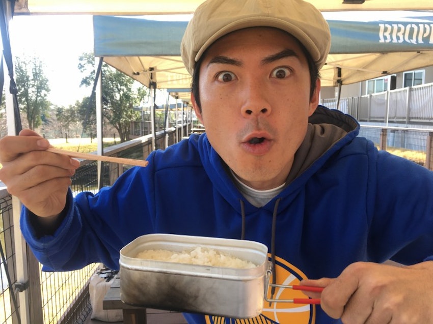 「加熱器具がなくても、飯盒でお米は炊けますか?」【お願い!たけだバーベキュー #5】