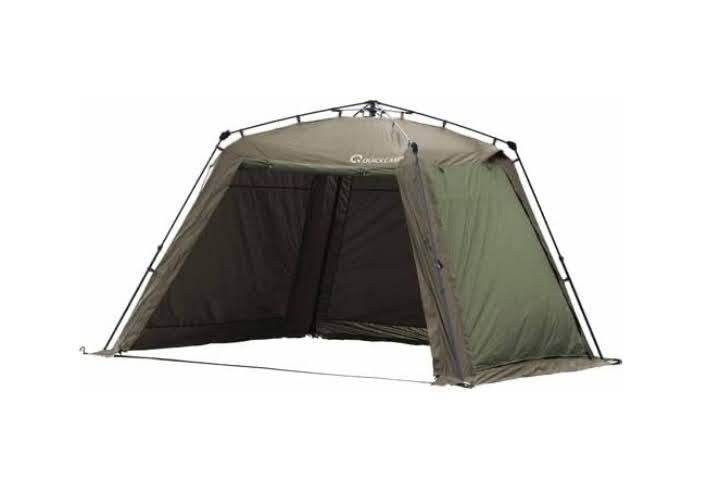 【状態良好】ENDLESS BASE 2ルームテント 迷彩　幅340 幅340cm] ツールームテント 4～6人用 ファミリーテント キャンプ