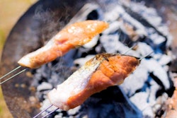 銀鮭の炭火焼き