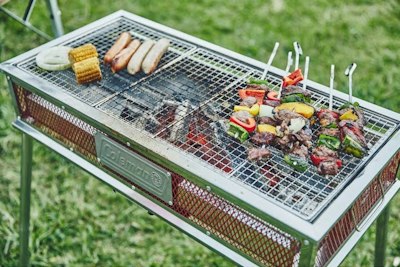 プレミアム 2バーナーガスBBQグリル カインズ バーベキュー アウトドア 荒