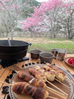 のび～る巻き巻きパン