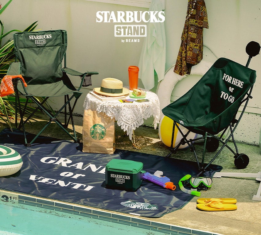 スタバ×BEAMS×Colemanの豪華コラボが実現!『STARBUCKS STAND by BEAMS』からアウトドアアイテム4型が7月17日(金)発売