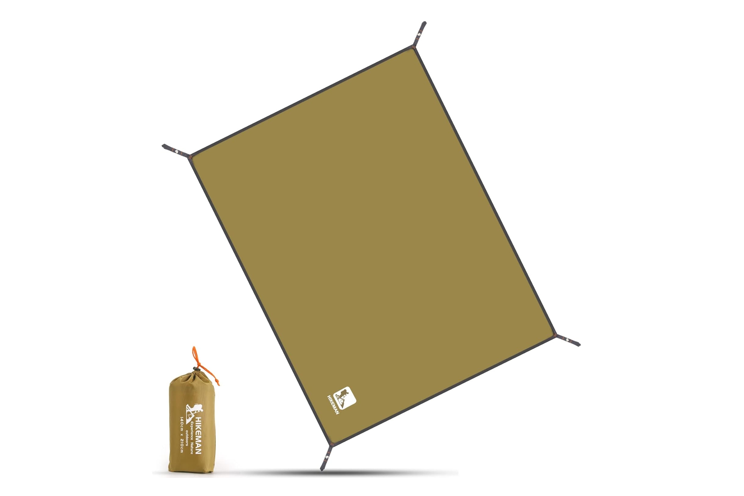 GEERTOP テント 2人用 軽量 防水 140cm x 210cm イエロー Geertop ギア