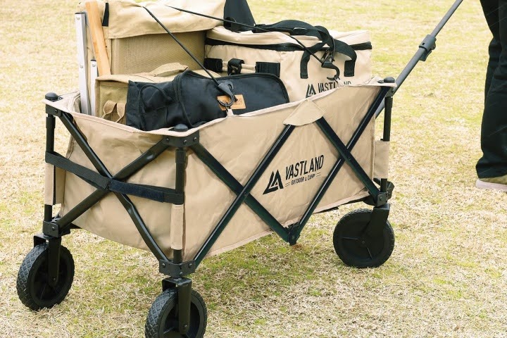 DOD キャリーワゴン ベージュ 2024年最新】キャンプ用カートおすすめ30