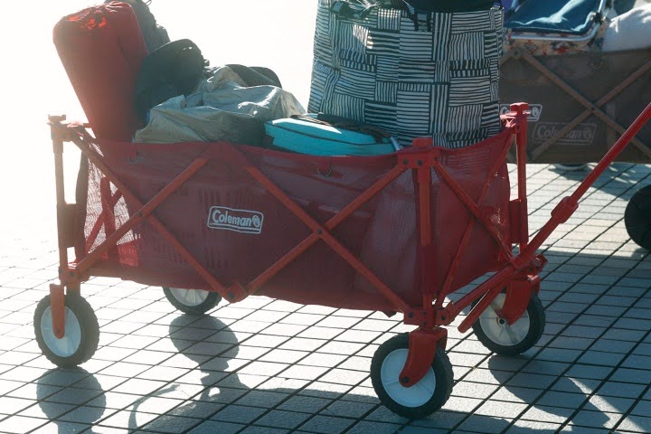 Coleman 宜しい キャリーワゴン 赤