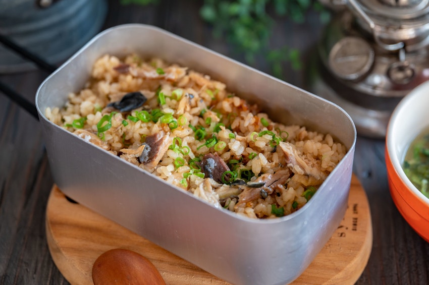 さばの味噌煮炊き込みごはん