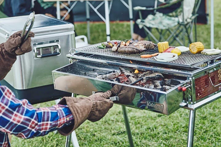ポータブルバーベキューグリル 30cm BBQ コンパクト アタッシュケース型 ポータブルバーベキューグリル 30cm BBQ コンパクト