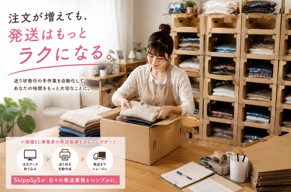 ShippSySにOMS機能搭載プランを追加！　受注管理から送り状発行まで1つで完結！