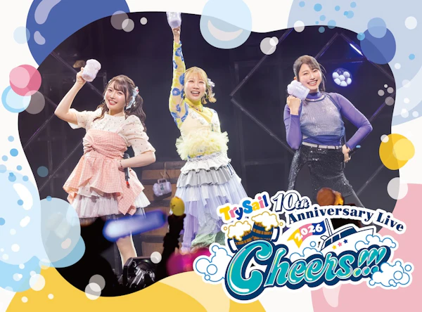 TrySail、10周年記念ライブBlu-ray『Cheers!!!』10月リリース決定
