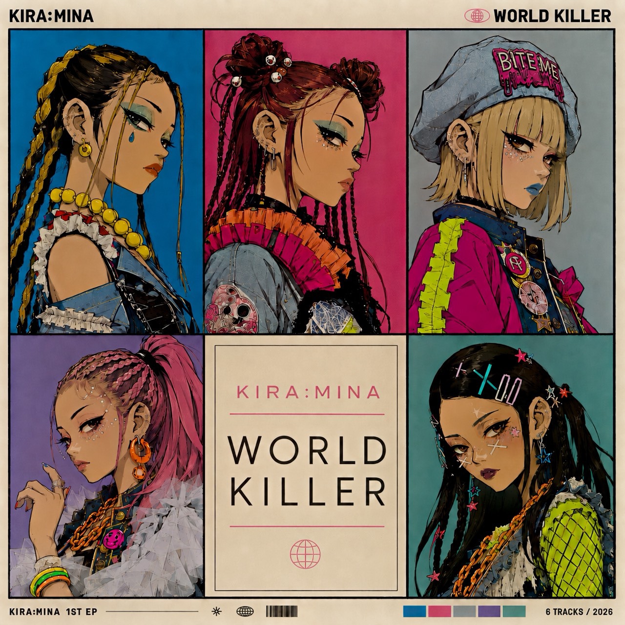 KIRA:MINA、初音源となるEP「WORLD KILLER」配信リリース