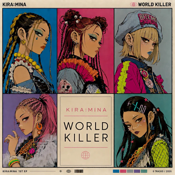 KIRA:MINA、初音源となるEP「WORLD KILLER」配信リリース