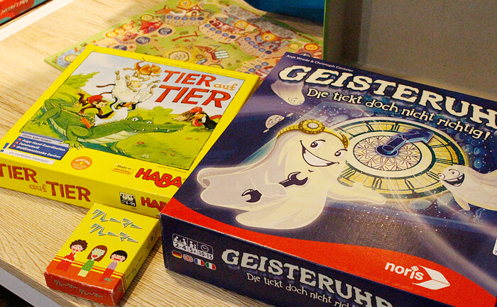 紹介されたゲームは『ノームの村』『ワニに乗る？』『おばけの時計』『クレーマークレーマー』