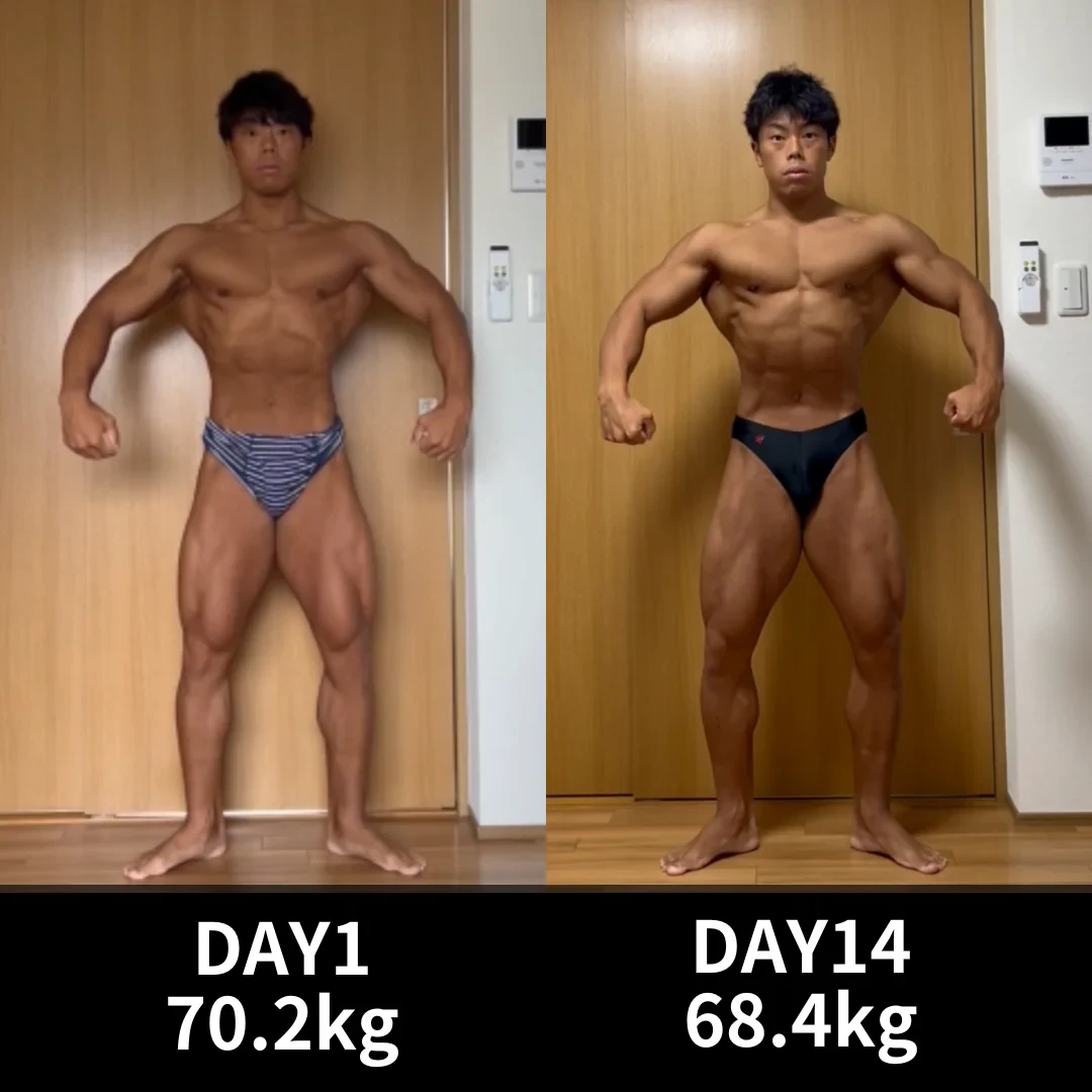 食事指導による体型変化のビフォーアフター 17
