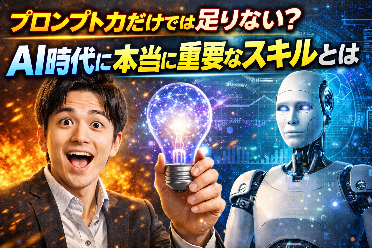 プロンプト力だけでは足りない？AI時代に本当に重要なスキルとは