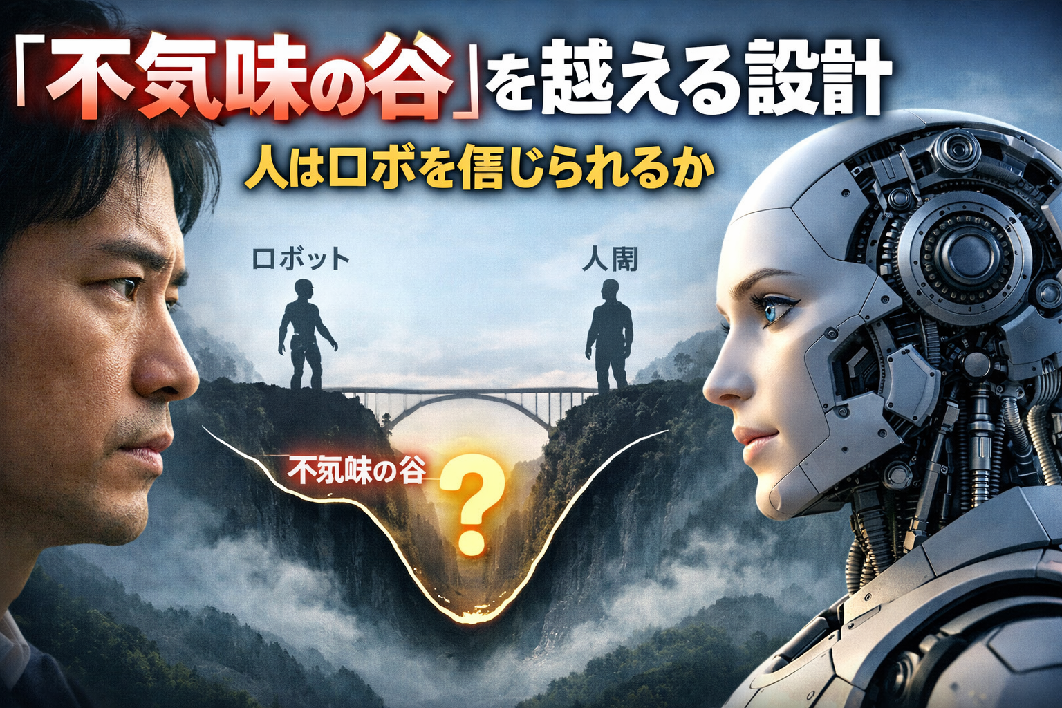 “不気味の谷”を越える設計：人はロボを信じられるか