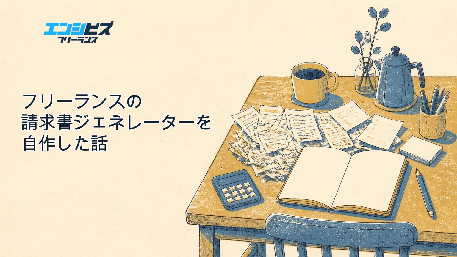 フリーランスの請求書ジェネレーターを自作した話、控除計算で私が詰まったところ