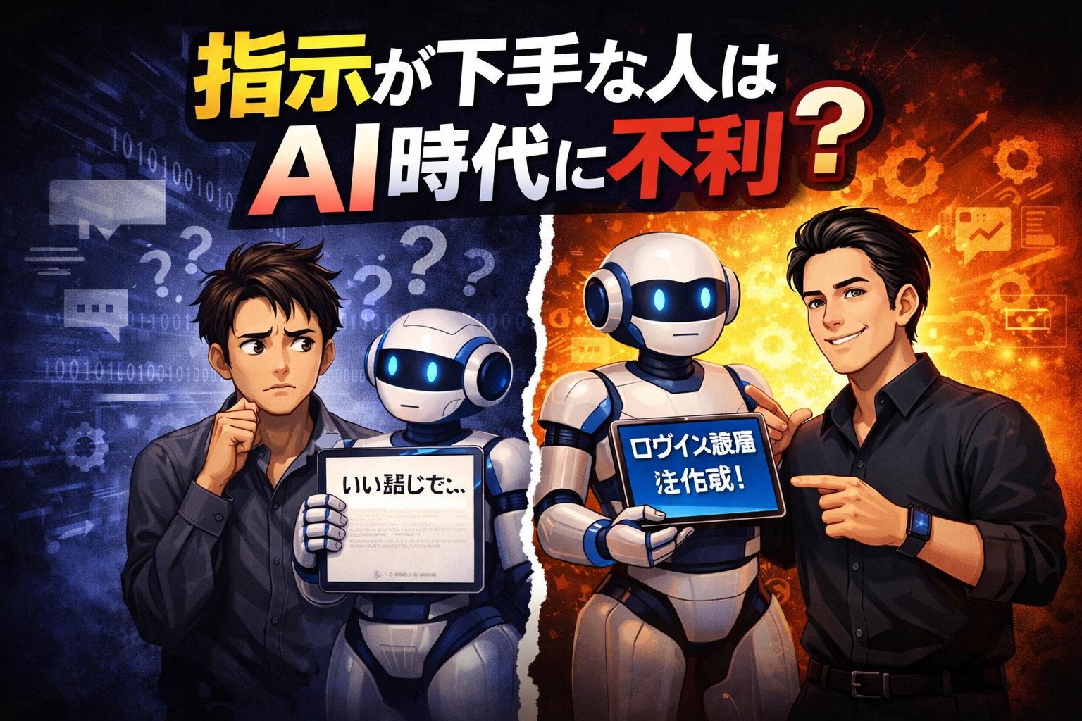 なぜ「指示が下手な人」はAI時代に不利なのか