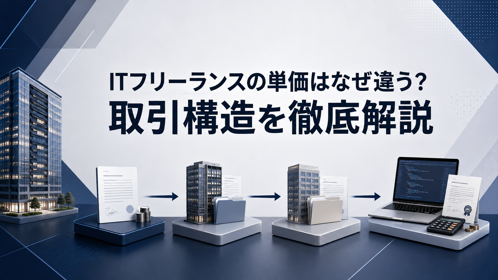 フリーランスの単価が大きく違うのはなぜ？IT外注市場の「商流」と1次・2次受注の違いを徹底解説