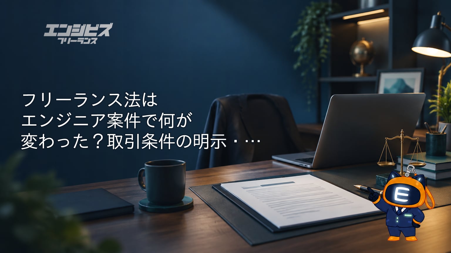 フリーランス法はエンジニア案件で何が変わった？取引条件の明示・支払期日・中途解除の確認ポイント