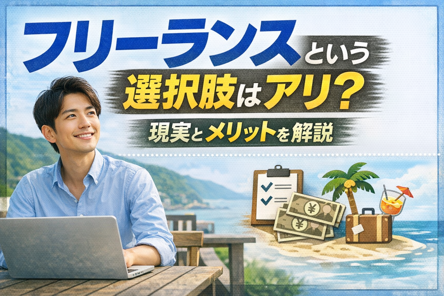 フリーランスという選択肢はアリ?現実とメリットを解説
