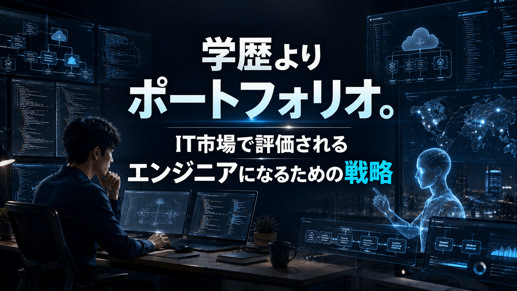 学歴よりポートフォリオ。IT市場で評価されるエンジニアになるための戦略