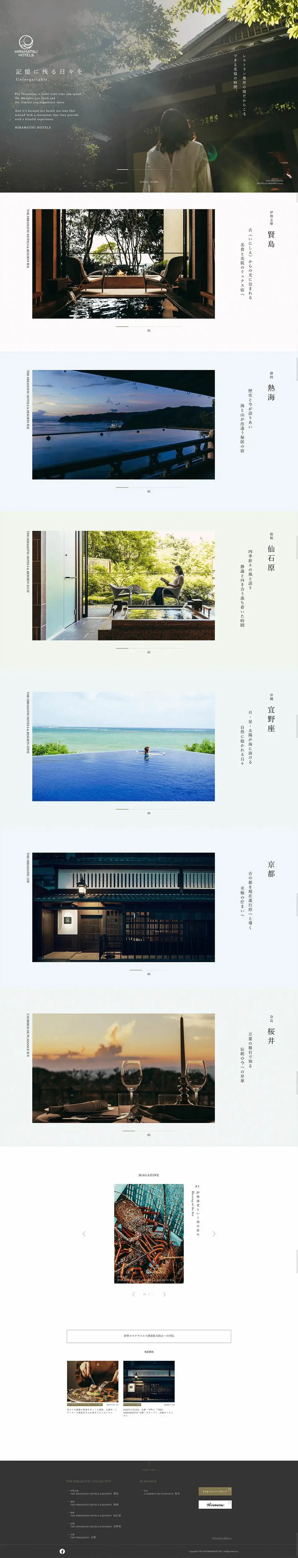 THE HIRAMATSU HOTELS