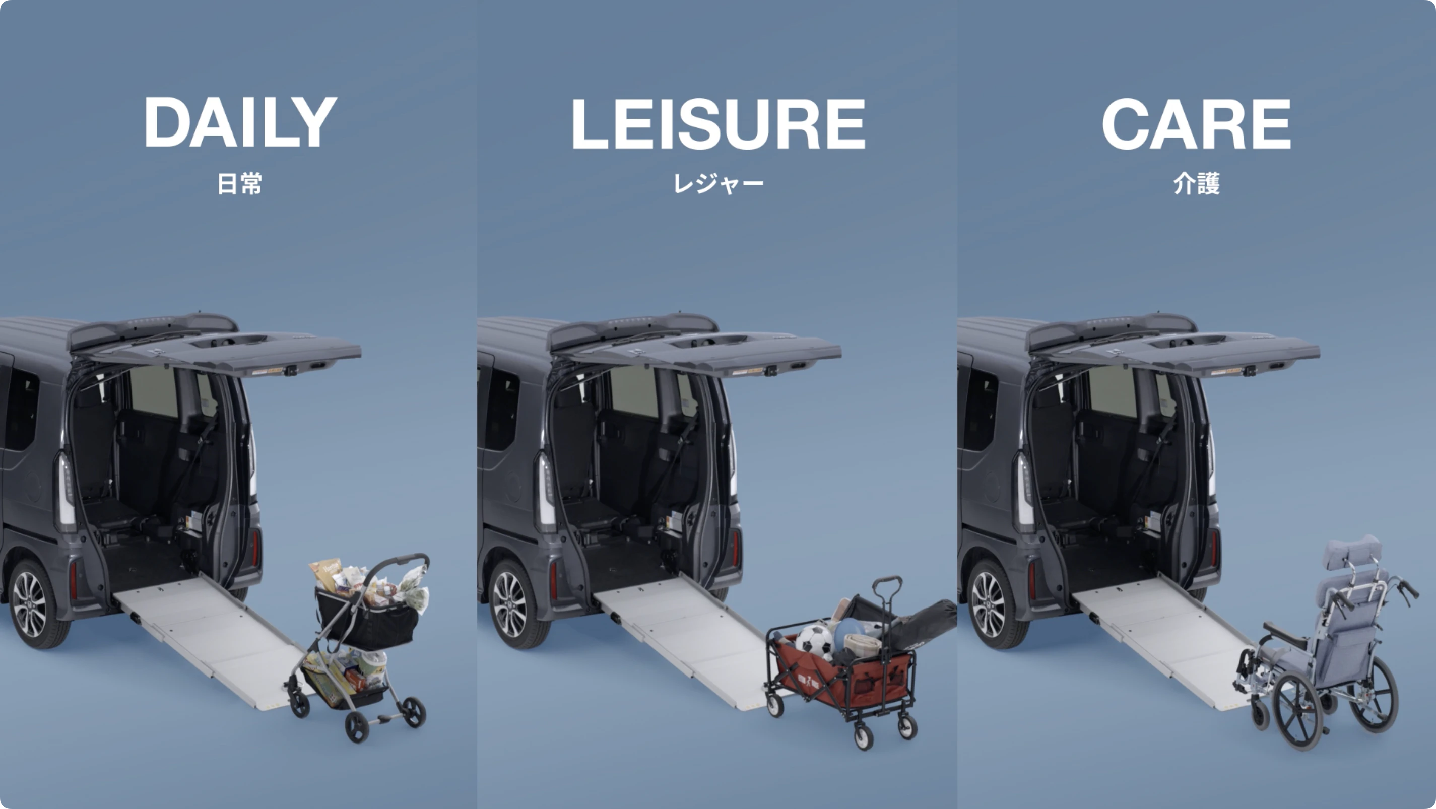 Honda SLOPE is 3WAY