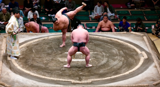 Sumo Entertainment Facility "Hirakuza" in Osaka