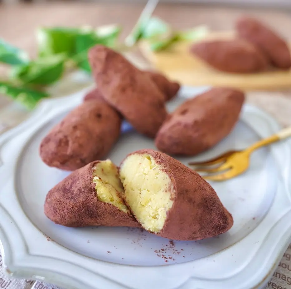 【本物そっくり！焼かないスイートポテト】乳製品不使用の無添加ヴィーガンスイーツレシピ