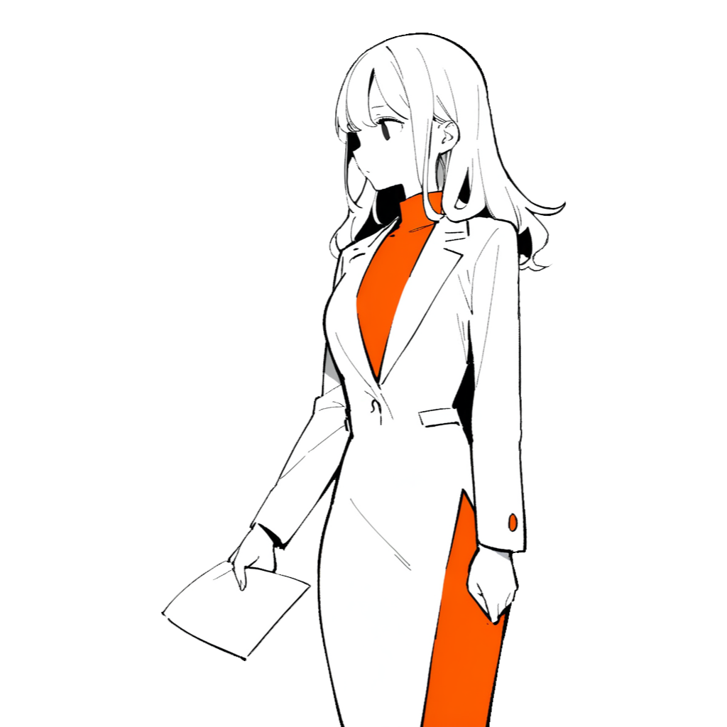 書類を持つ秘書