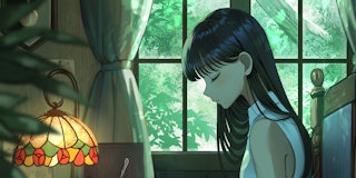 ループアニメを公開しました｜木漏れ日の喫茶室