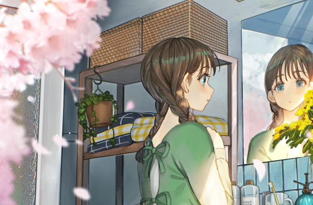 朝にほどける光