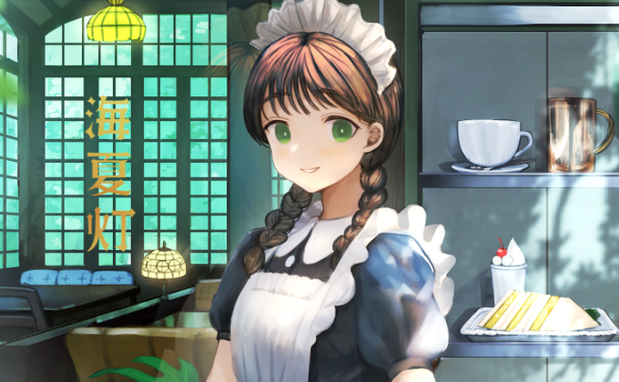 純喫茶のメイドさん