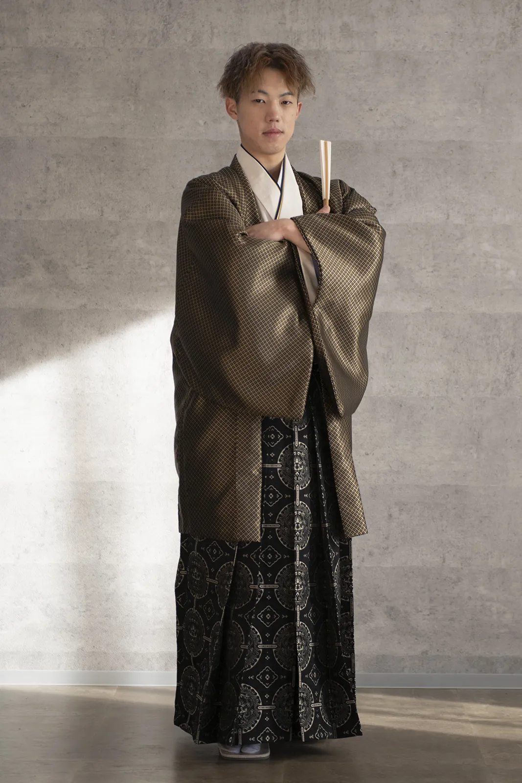 とらまる♡羽織袴 羽織袴セット｜A02 B6A｜男袴レンタル(成人式・卒業式) えりう呉服店