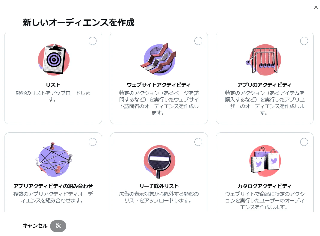 X広告での設定方法