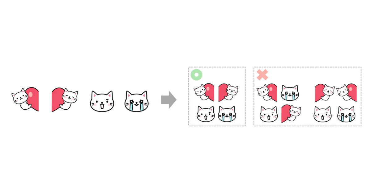 LINEプロモーション絵文字 繋ぎ表現