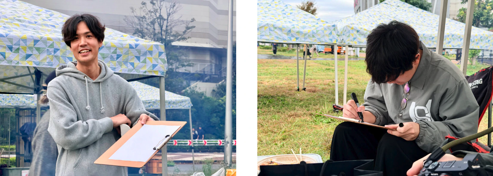 お絵描き伝言ゲームをするみなさん