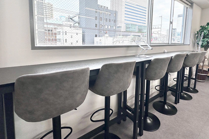 ノベルティのカウンタースペースの写真