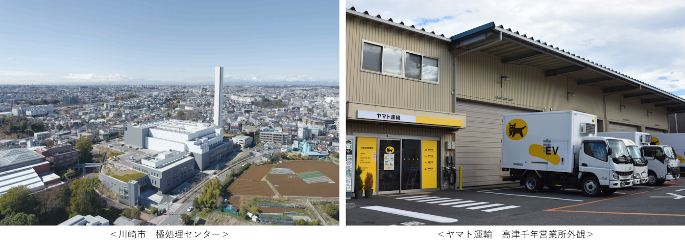 ヤマトグループの高津におけるカーボンニュートラル取り組み事例
