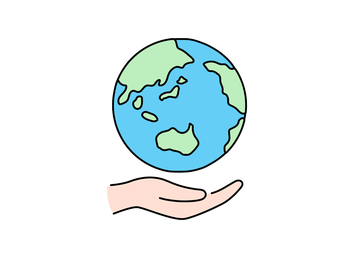 地球のイラスト画像