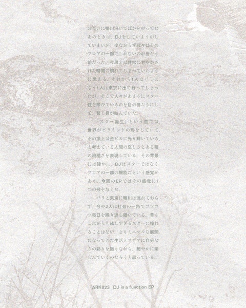 ARK023 (DJ is a function EP) Thumbnail 2