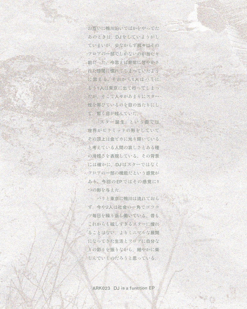 ARK023 (DJ is a function EP) の画像 2