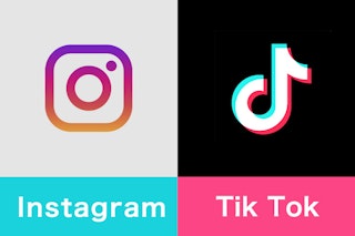InstagramとTik Tokよく使うのはどっち？